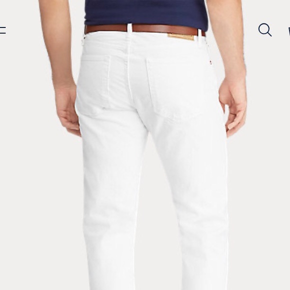 New Polo The Varick Slim Straight Jeans in Stone - Picture 5 of 7